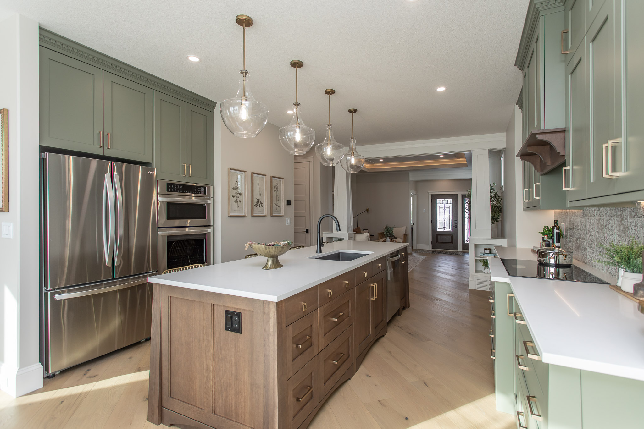 craftsman-style home kitchen