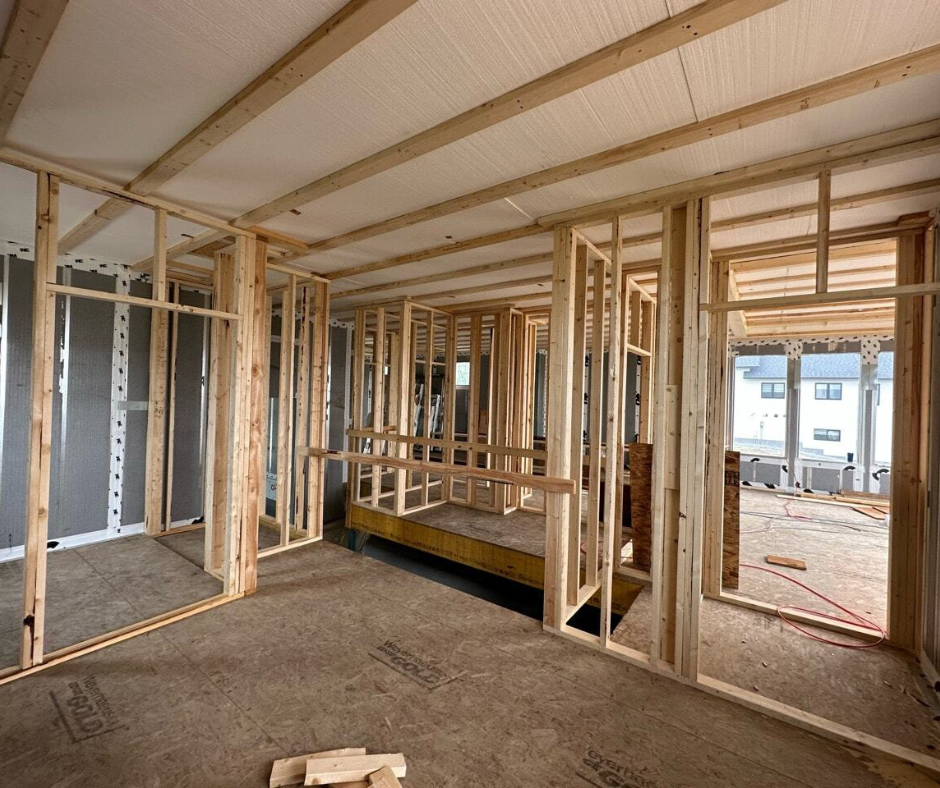 interior home framing