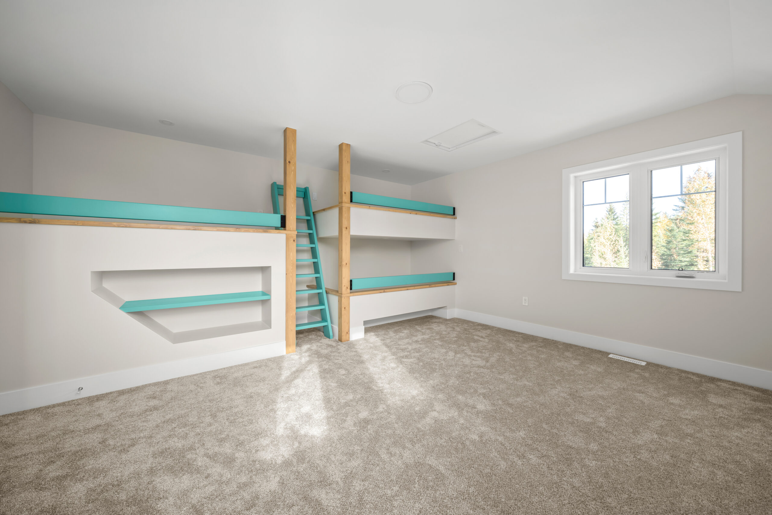 custom designed and built bunk beds