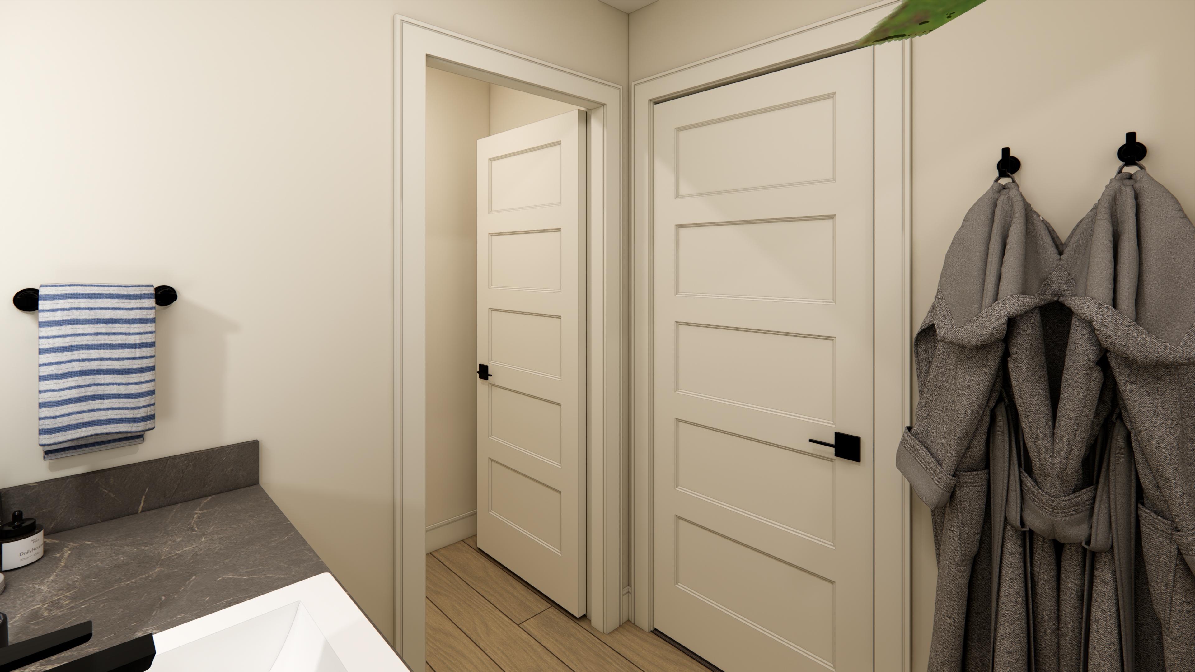 3D rendering of a bathroom