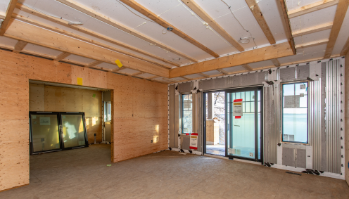 home under construction, ICE Panels