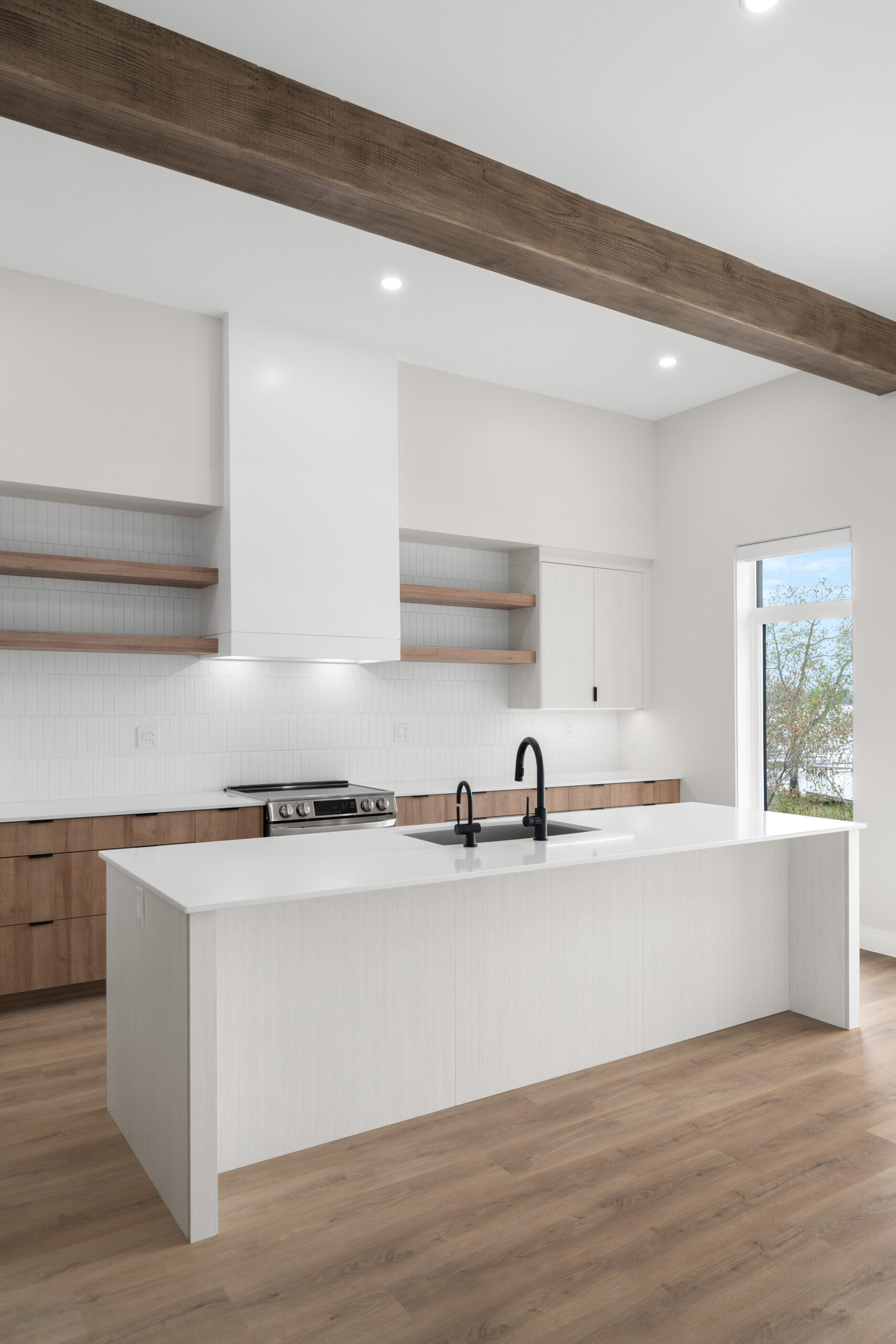 kitchen in a net zero home