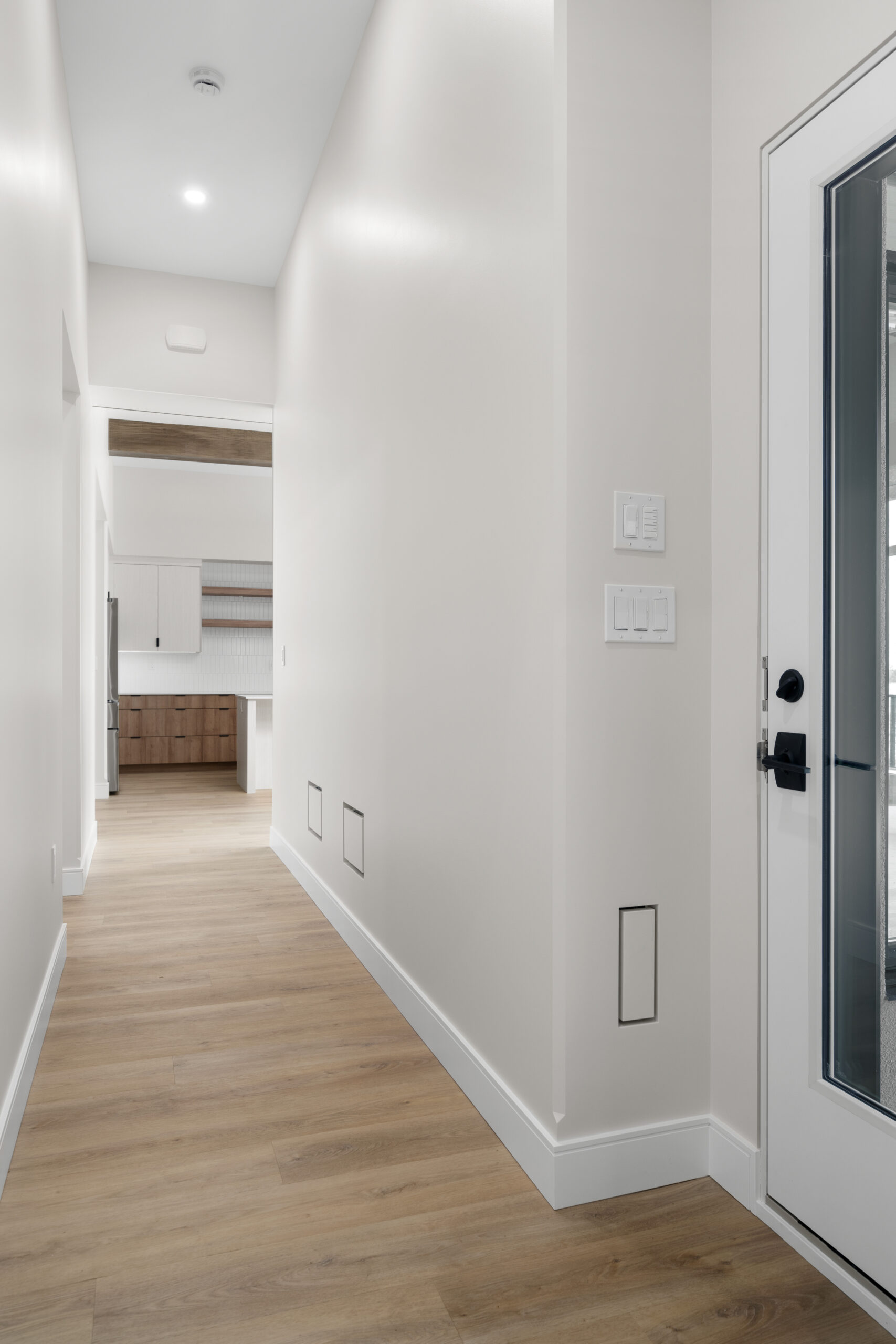 hallway in a net zero home