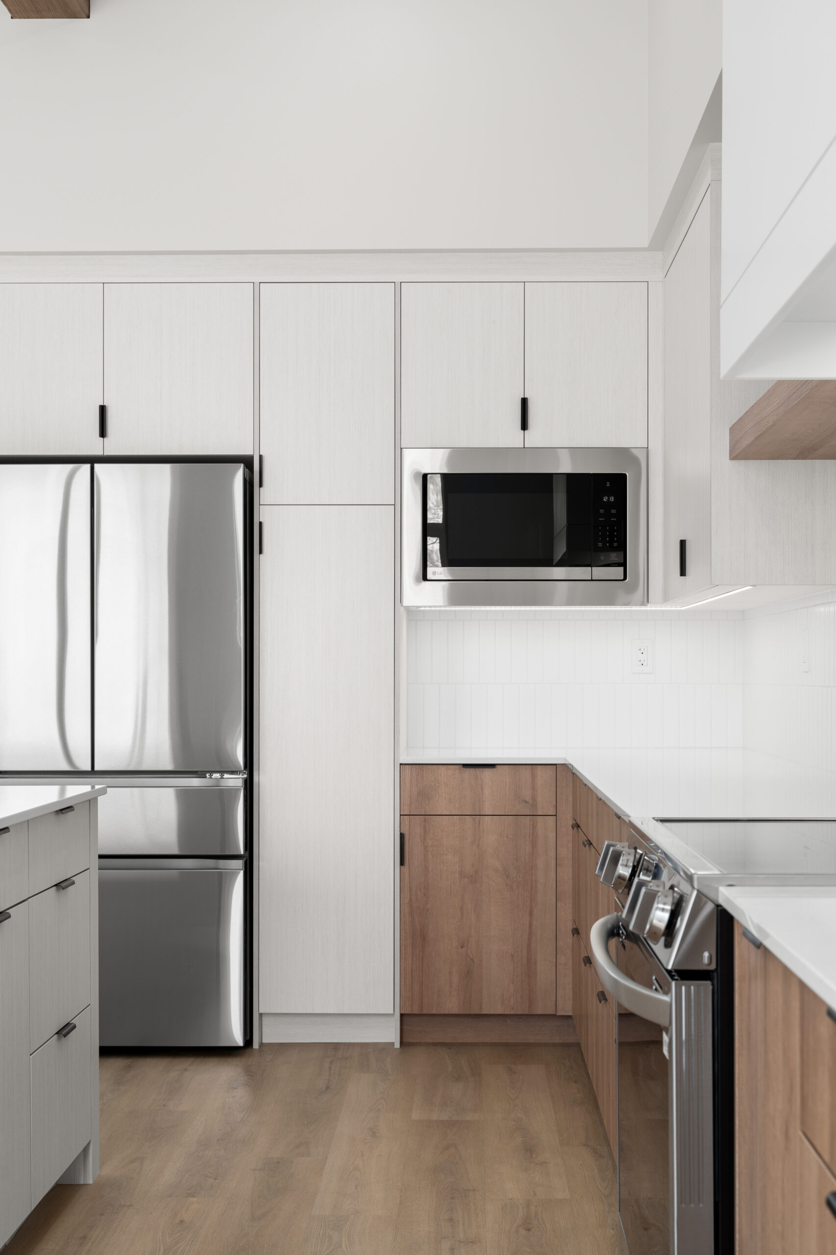 kitchen in a net zero home
