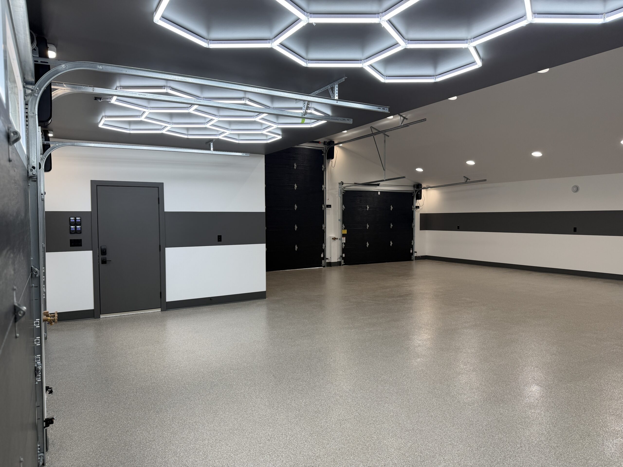 energy efficient, high performance garage designed and built by vleeming custom homes using GS Panels and ICF construction